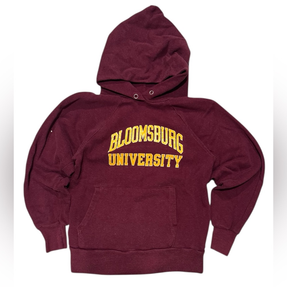 70’s Downerwear Raglan Hoodie Bloomsburg University